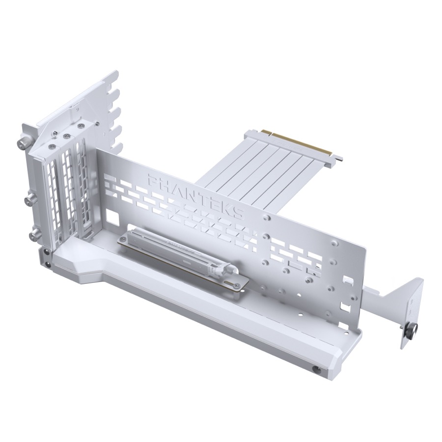 Phanteks Premium Gen5 Vertical GPU Bracket, PCIex16 Gen5, D-RGB Lighting, 220mm, White.