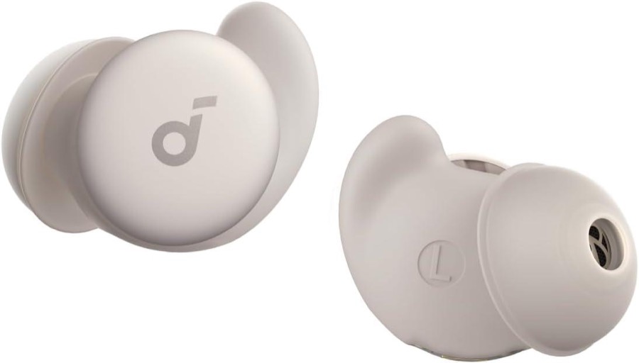 Soundcore Sleep A20 by Anker Sleep Earbuds, Noise Blocking Sleep Headphones, Small Design for Side Sleepers, 80H Playtime, Stream Content via Bluetooth 5.3, Sleep Monitor, Personal Alarm